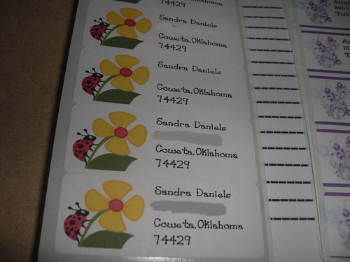 Mailing labels for purchase