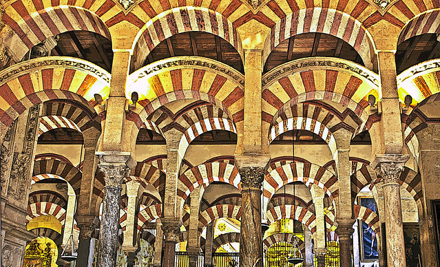 Arcos de Herradura, Mezquita de Córdoba