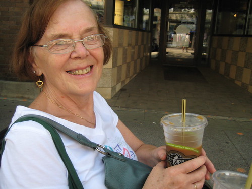 Mom with Iced Coffee, Madison