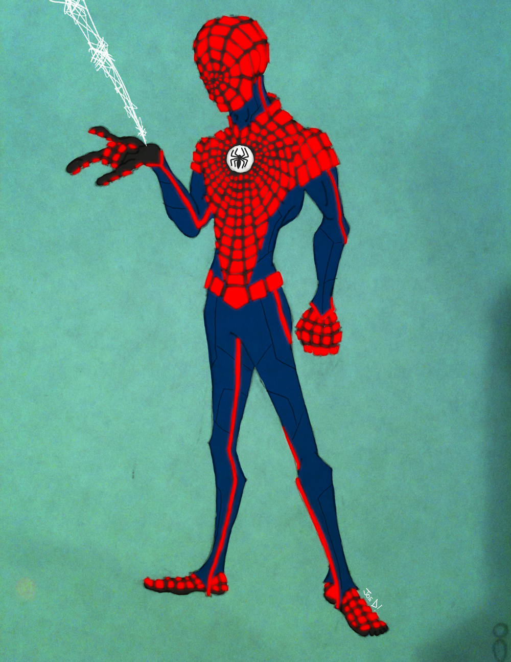 Tech Spider-Man by Joe D!