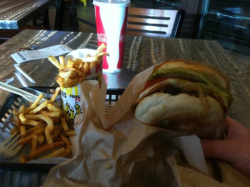 Aussie Burger with Veggie Patty by raise my voice