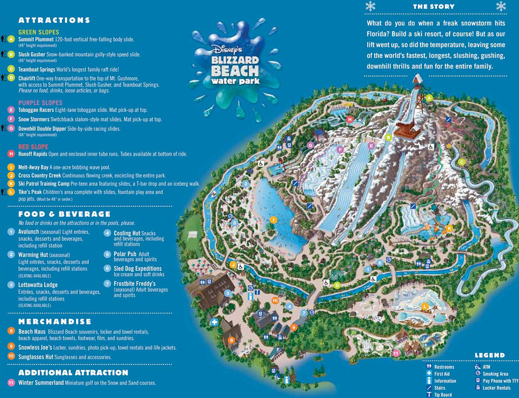 Mapa Blizzard Beach