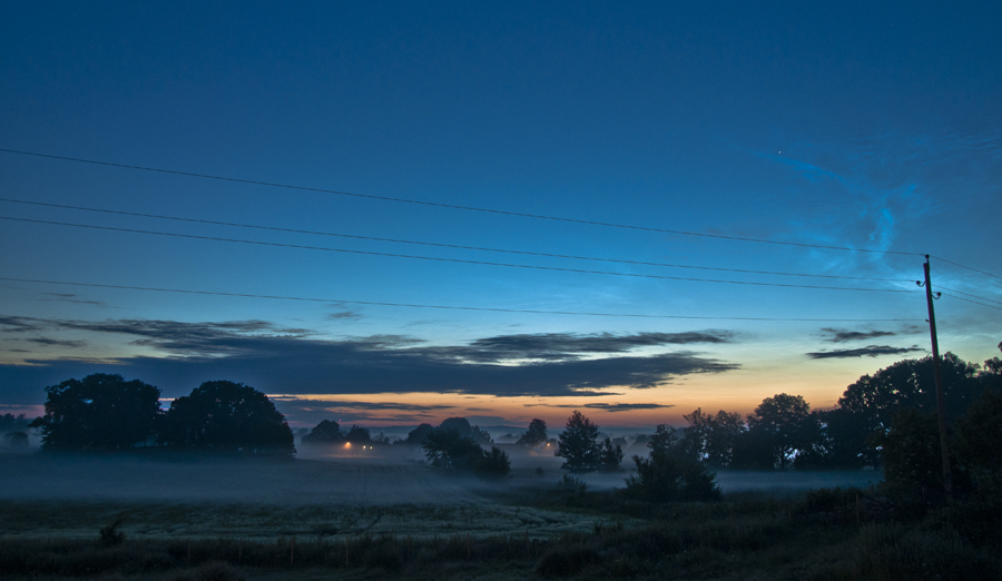 Fog and Noctilucent cloud