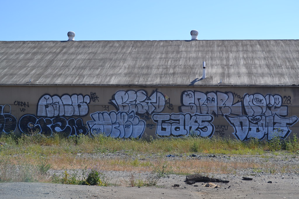RACK, CRAN, BESTO, GAKS, WIRE, Street Art, Graffiti. Oakland
