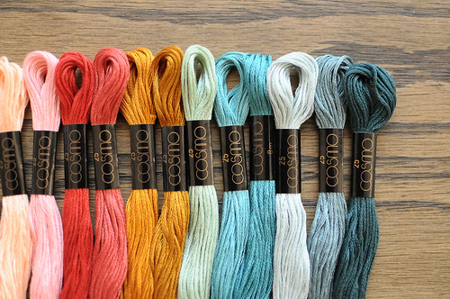 Cosmo Embroidery Floss Palette