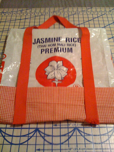 Rice bag tote