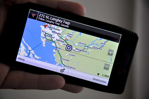 Ovi Maps on Nokia X7