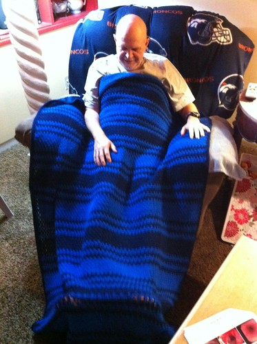 Gave Neil His Blanket :)