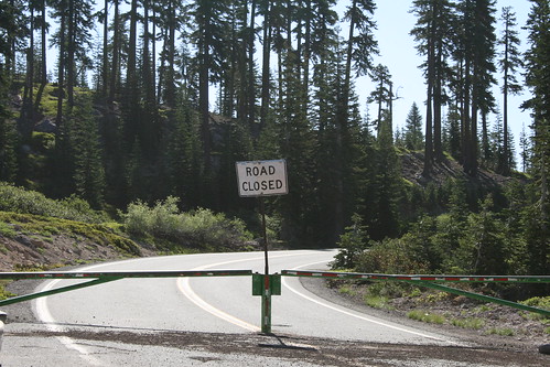 Road to "Panther Meadow" was closed