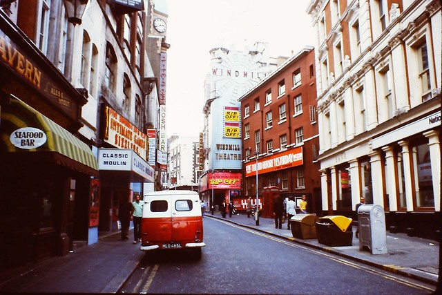 1976 - London - Soho - Great Windmill Street