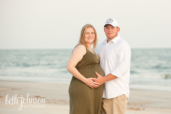 maternity photography on florida beach from tallahassee