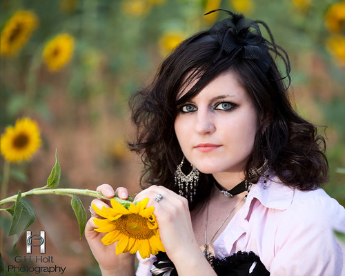 Yet another sunflower Portrait Session by G. H. Holt Photography
