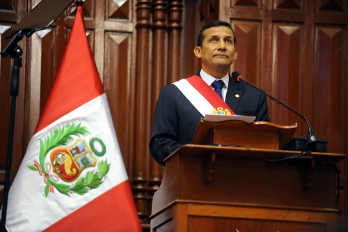 Humala dirige su primer mensaje al País