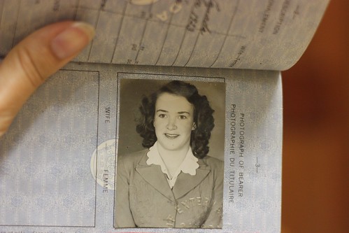 my grandmother's passport, WWII by o&poecormier