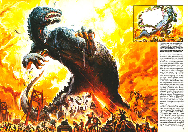 Reynold Brown - Godzilla Vs Thing, Poster Art, 1964