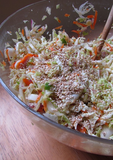 Asian Coleslaw with Sesame Seeds