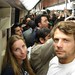 Esmagados no metrô em Santiago - Chile