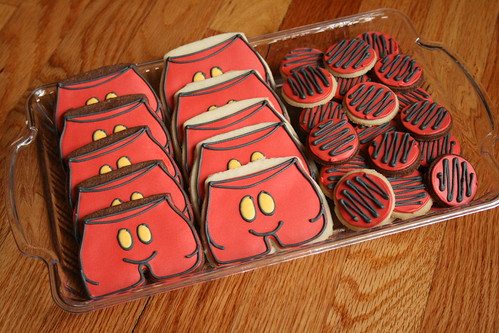 Mickey Mouse Shorts Cookies.