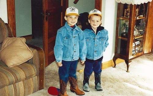 James and Brandon in '95