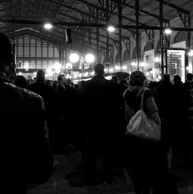 C'est la grève à la Gare du Nord