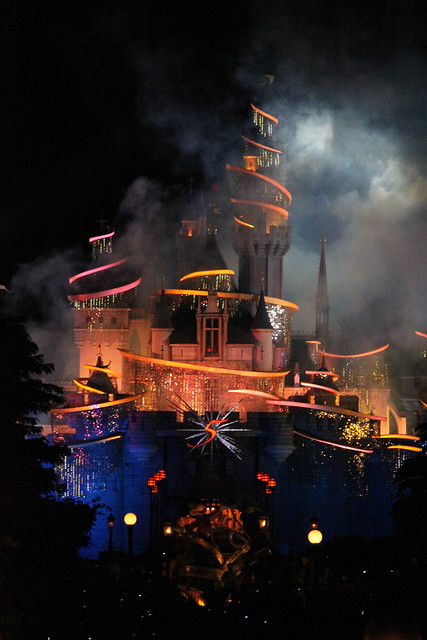 Tinker Bell Castle Illumination