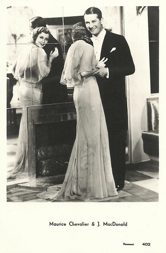 Publicity still for The Playboy of Paris 1930 Ludwig Berger with Frances
