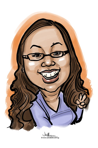 digitcal caricature live sketching for Utell Hotels and Resorts - 7