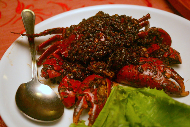 Our favourite dish of all - the black pepper crab!