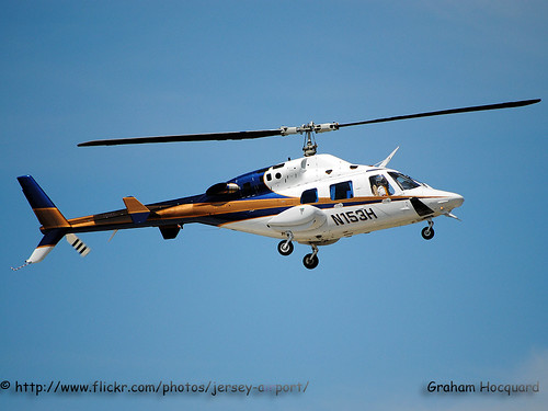 N153H Bell 222B by Jersey Airport Photography