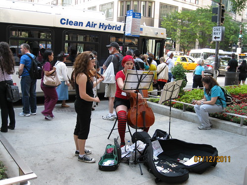 7/12/11: Street musicians, Chicago