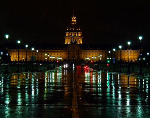 Landmarks at night of Paris by jackfre2