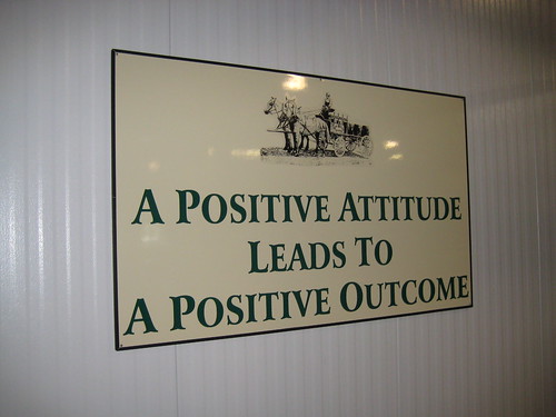 A Positive Attitude Leads to a Postive Outcome