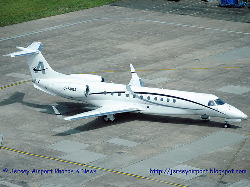 G-SUGA Embraer Legacy 650 by Jersey Airport Photography
