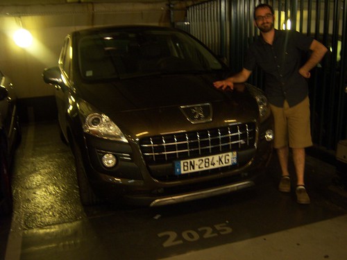 Nate with the Peugot