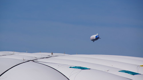 Blimp Over the Metrodome