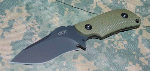 Zero Tolerance Model 0121 Fixed 4-1/4" S30V Steel Blade, Ranger Green G10 Handles