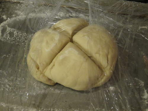 dough from the fridge