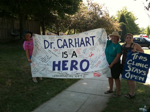 Supporting Dr. Carhart in Germantown