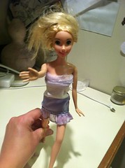 Rapunzel's hideous dress is now a skrit and top.
