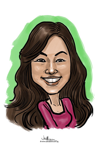 digitcal caricature live sketching for Utell Hotels and Resorts - 8