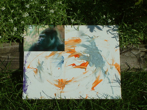Oliver. The deaf gorilla art work. by Sunshine Gorilla