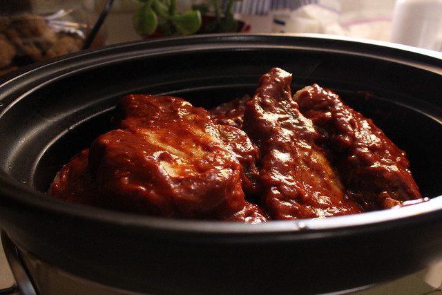 Honey Chipotle Slow Cooker Ribs