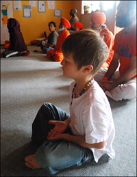 Tarak meditating