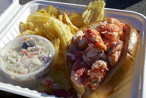 Maine lobster roll from Shack Mobile