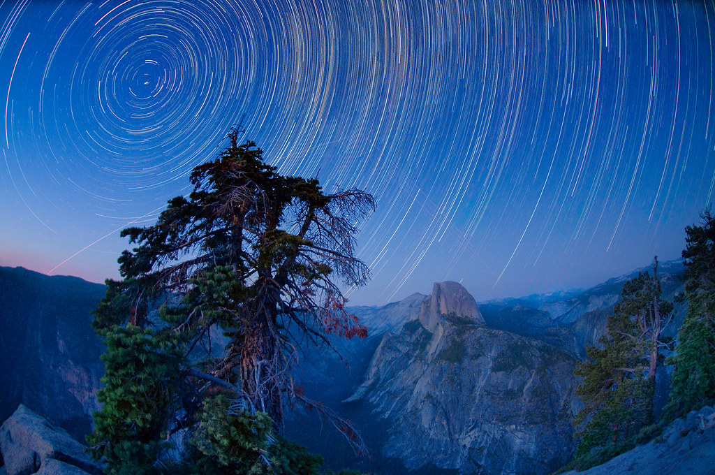 Star Trails over Half Dome © Harold Davis