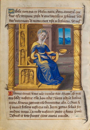 001-Sibila Cumana-Sibylla Prophetae et de Cristo Salvatore vaticinantes-1490- BSB Cod. icon. 414-Münchener DigitalisierungsZentrum