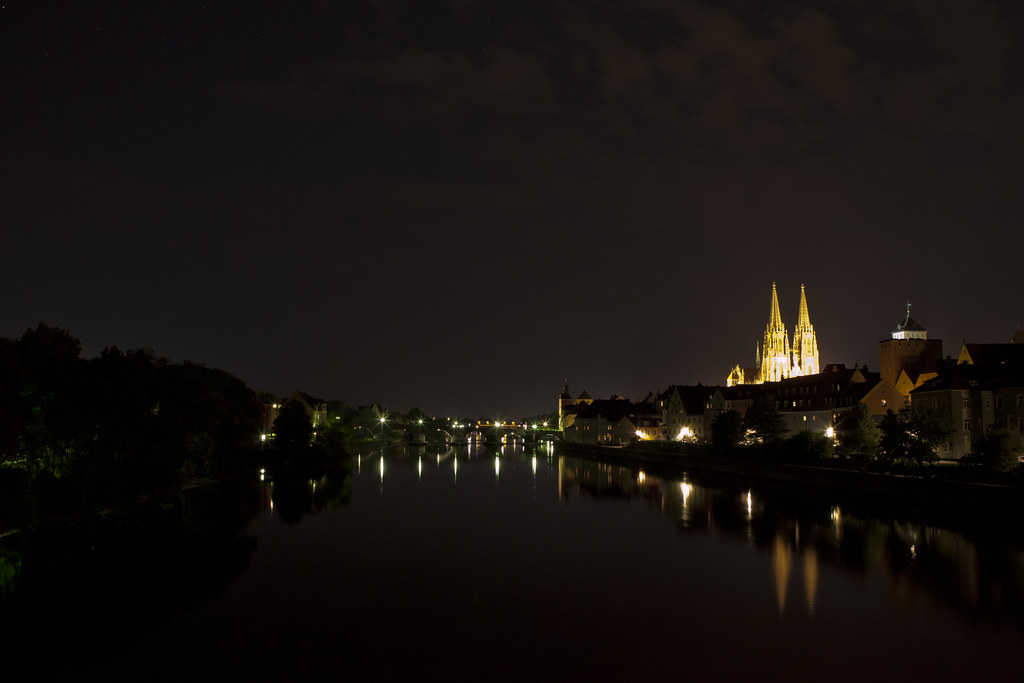 Regensburg at night