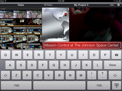 9 (iMovie for iPad) - Type the desired video title