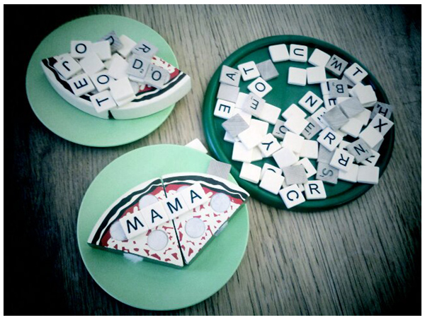 Scrabble pizza toppings