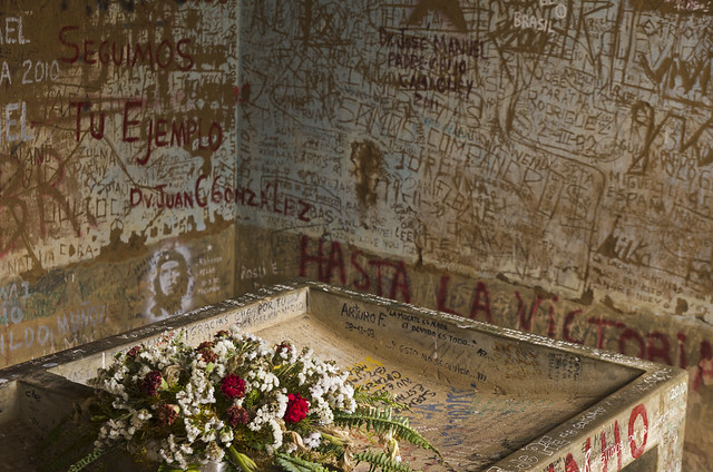 Vallegrande, Che'nin cansız bedeninin sergilendiği hastane çamaşırhanesi